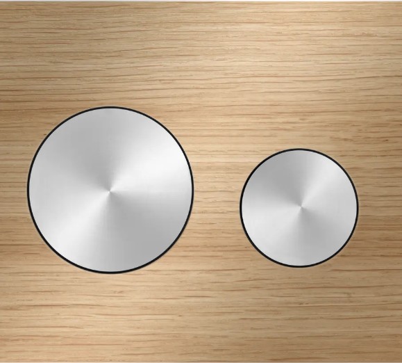 TECEloop – Oak / Brushed Stainless Steel